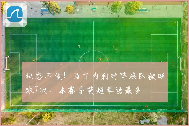状态不佳！马丁内利对阵狼队被断球7次，本赛季英超单场最多