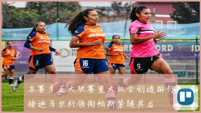 本赛季五大联赛重大机会创造排行榜迪马尔科领衔帕斯紧随其后